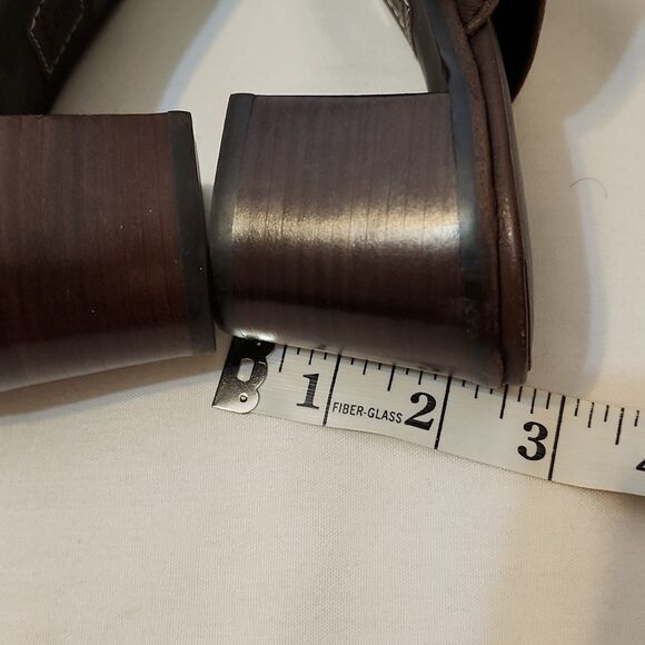 Timberland slip on block heel sandals size 7w - Picture 5 of 7